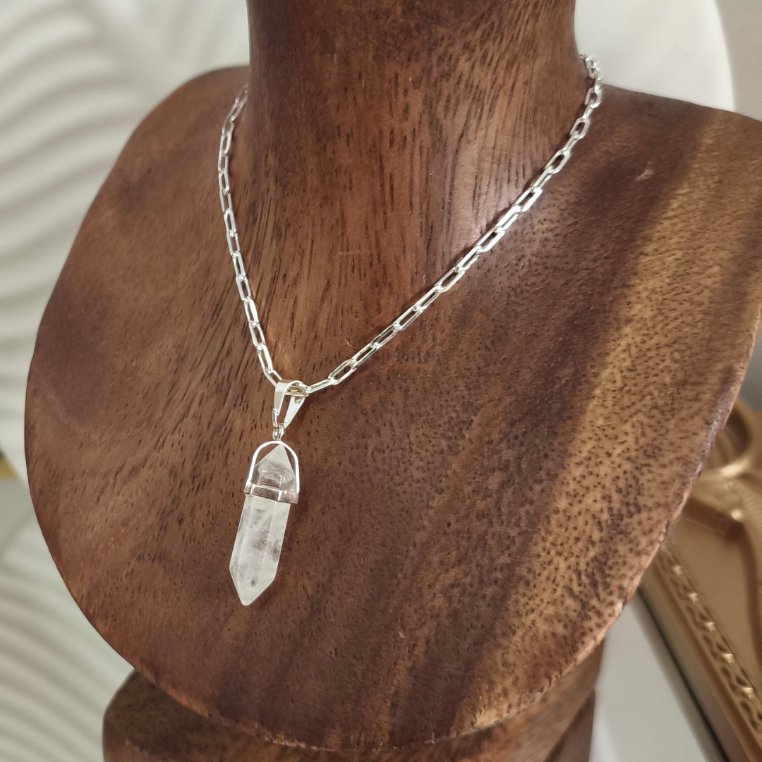 Cadena energía y amor / cuarzo cristal
