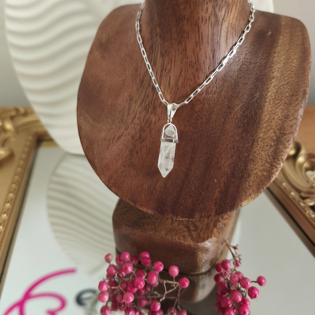 Cadena energía y amor / cuarzo cristal