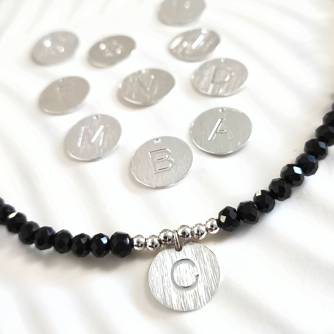 Collar ajustable iniciales