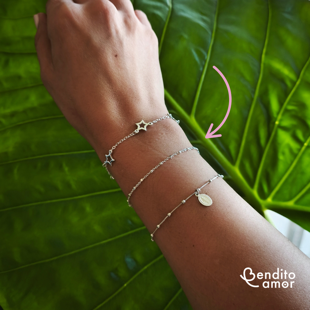 Pulsera de Plata 925 brilla