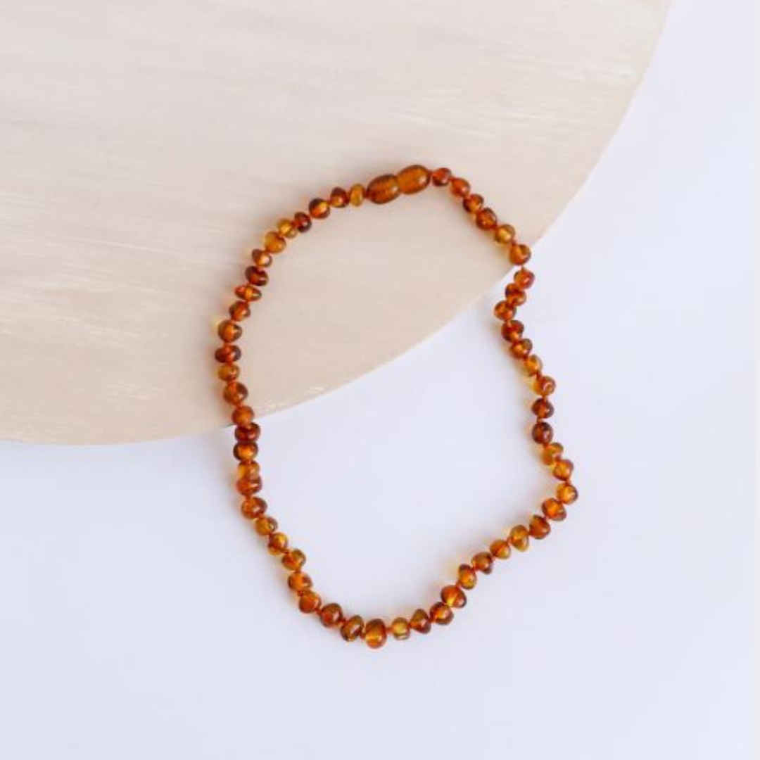Collar ámbar báltico bebé 36 cm certificado