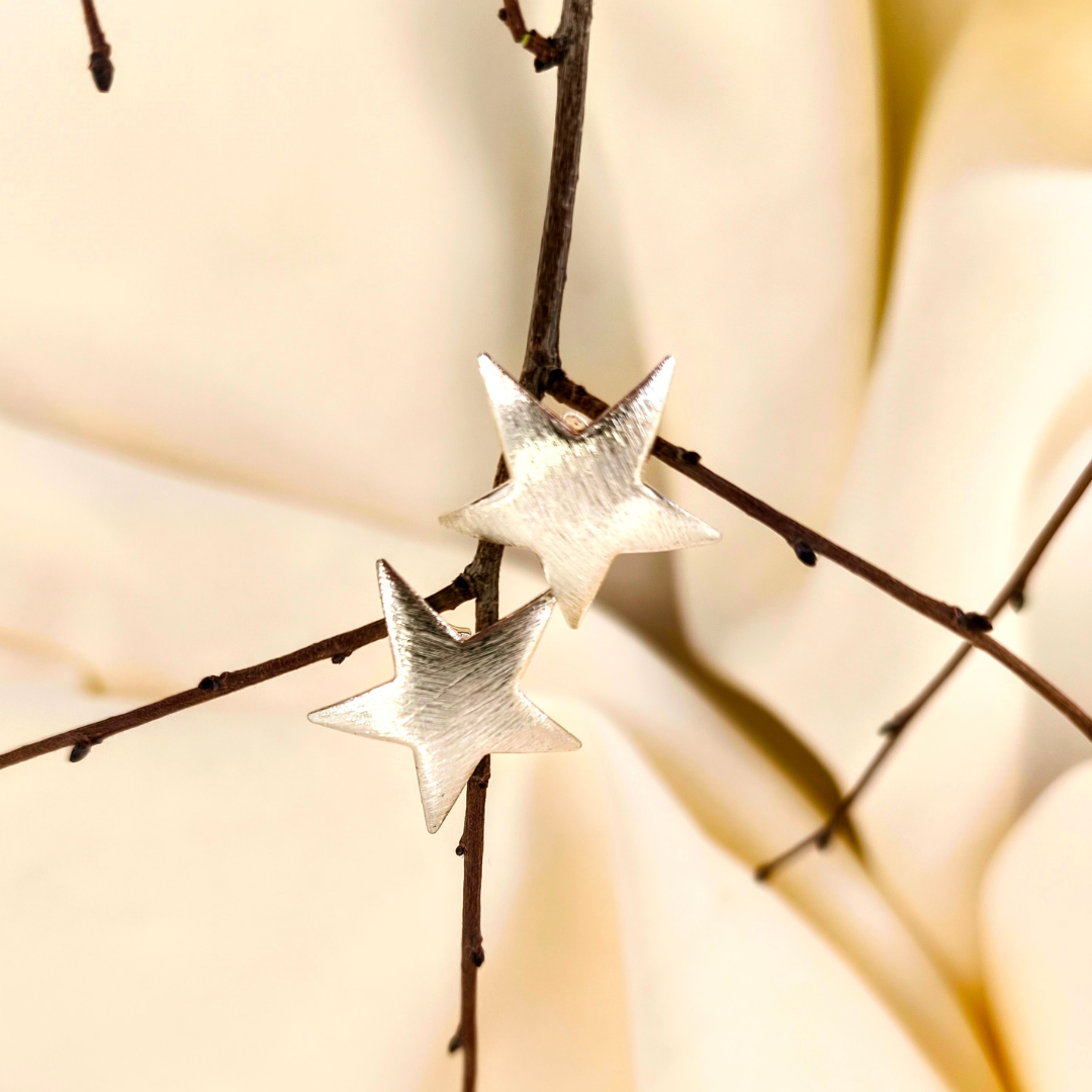 Aros Guadalupe estrella de plata