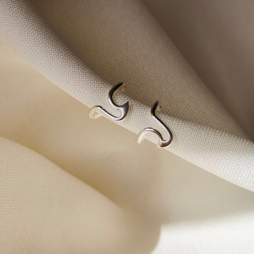 Aro Ear cuff Surf y olas (par)