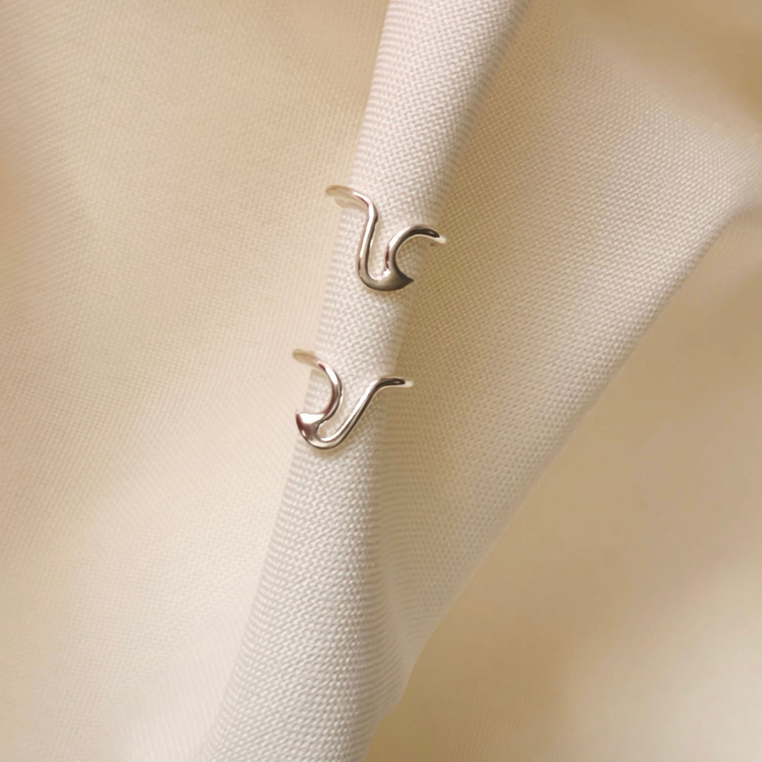 Aro Ear cuff Surf y olas (par)