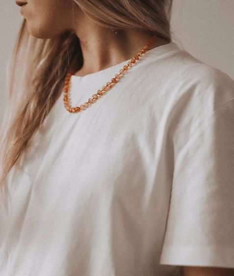 Collar Ámbar adulto sin pulir