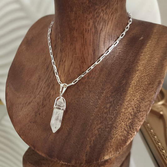 Cadena energía y amor / cuarzo cristal