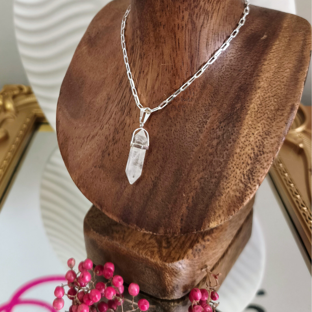 Cadena energía y amor / cuarzo cristal
