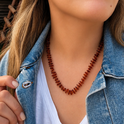 Collar de Ámbar Báltico adultos – Energía Natural desde Lituania