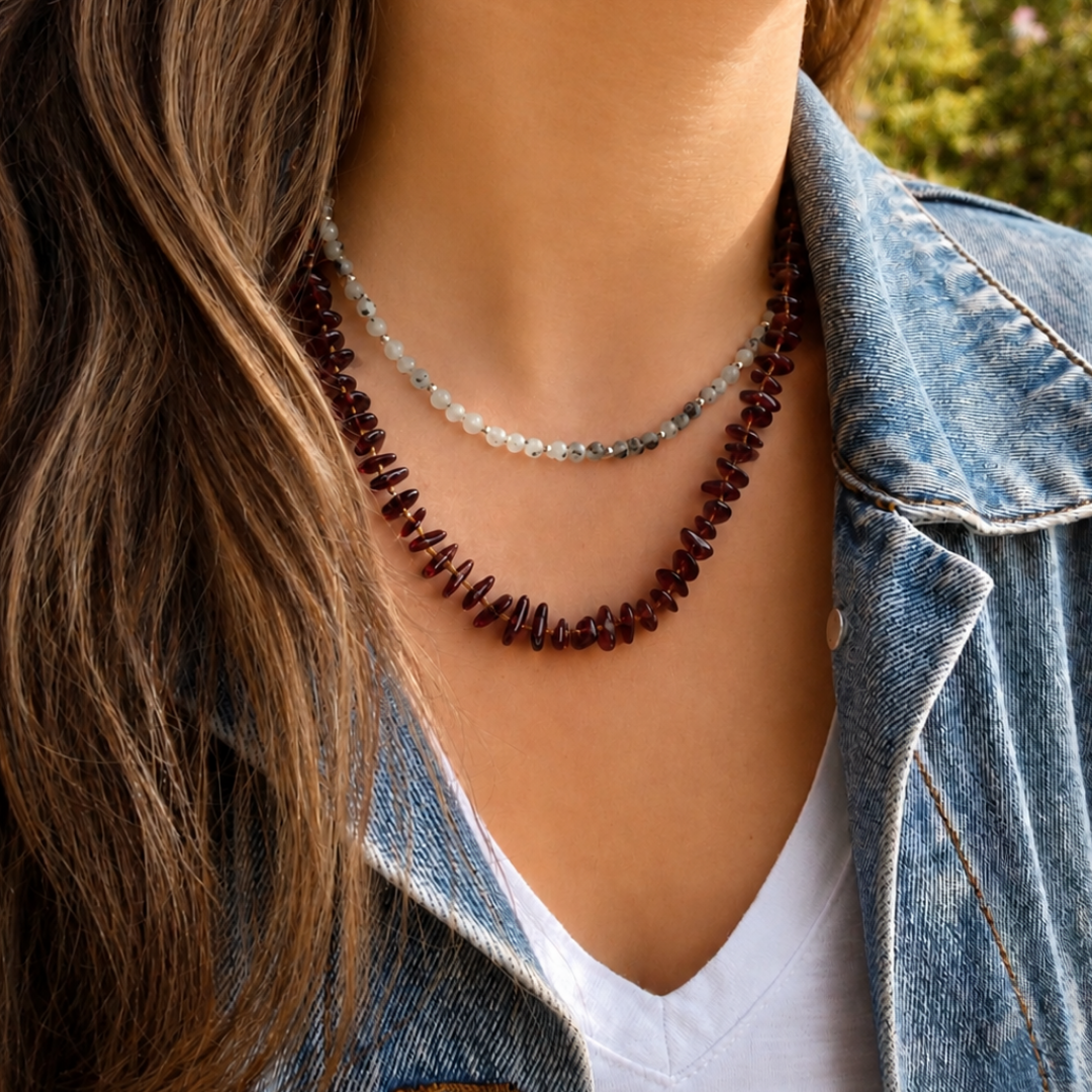 Collar de Ámbar Báltico adultos – Energía Natural desde Lituania