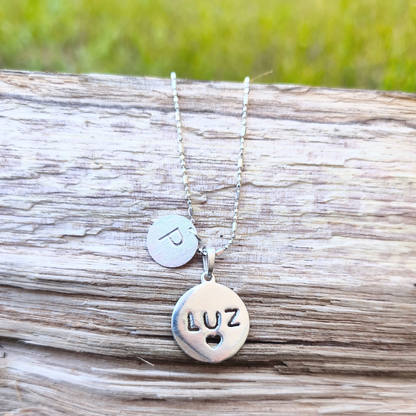 Collar de intenciones Amor- Luz- Vida + inicial