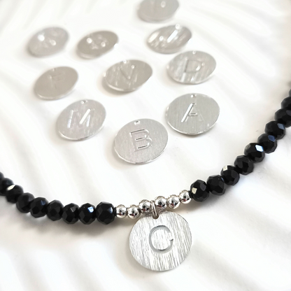 Collar ajustable iniciales