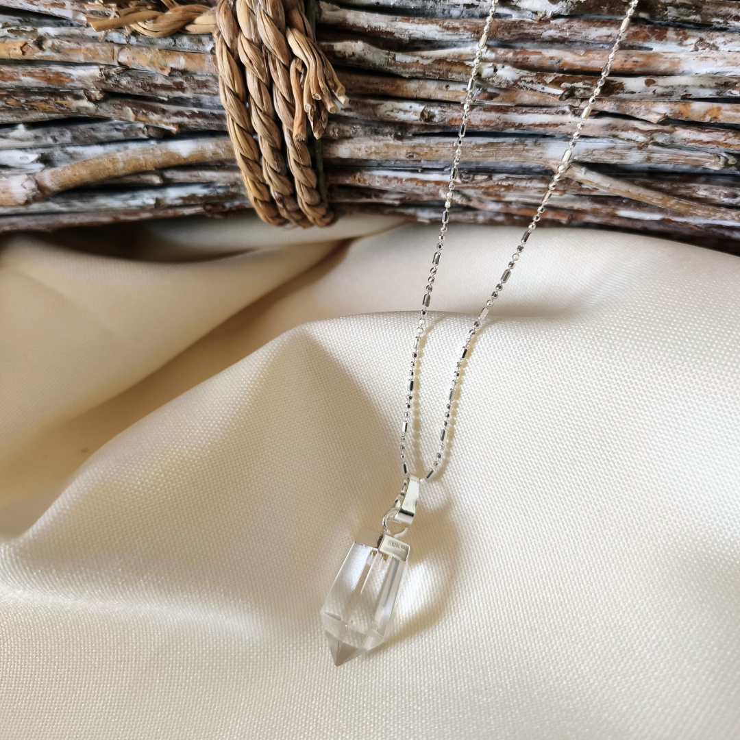 Cadena energía y amor / cuarzo cristal