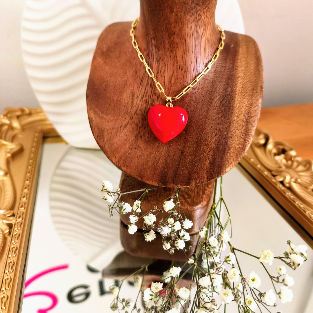 Cadena Oro corazón macizo