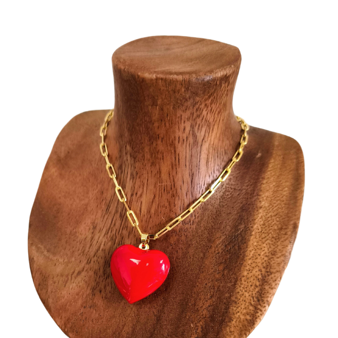 Cadena Oro corazón macizo