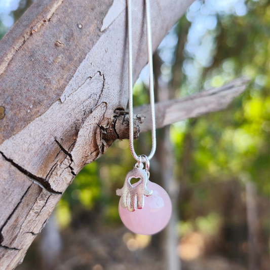 Bola de cuarzo rosado_Amor propio