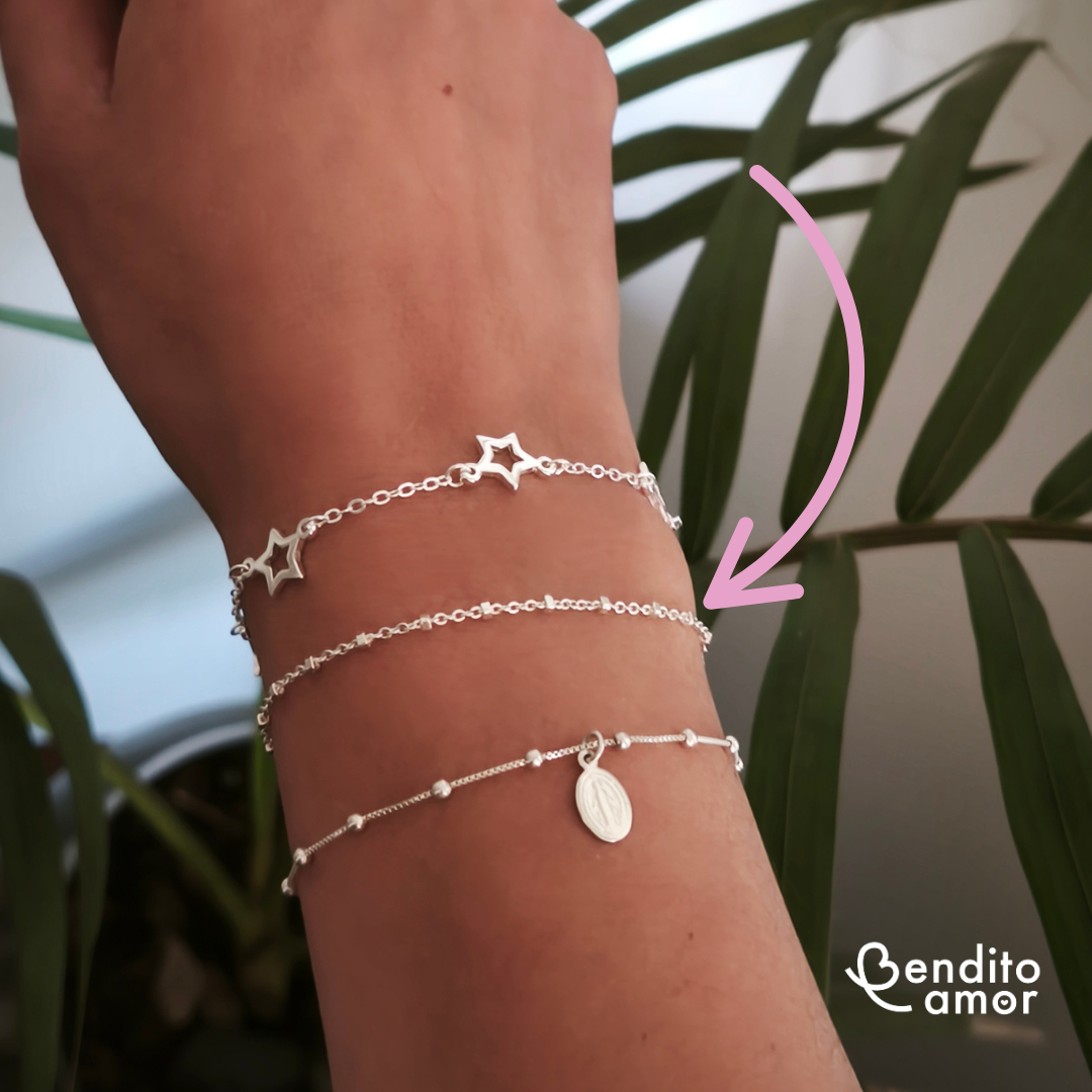 Pulsera de Plata 925 brilla