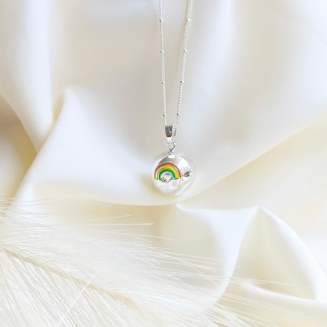 Llamador de ángeles del bebé Arcoiris