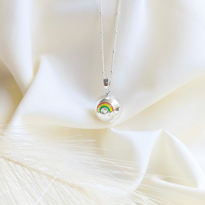 Llamador de ángeles del bebé Arcoiris