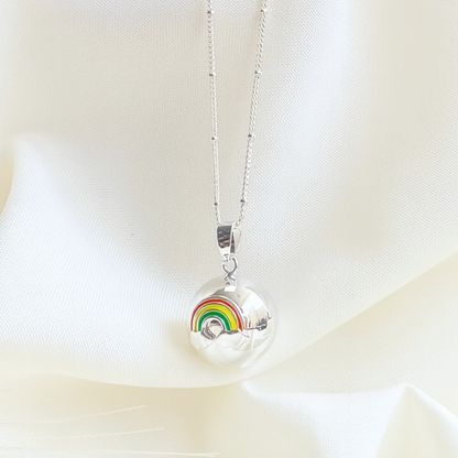 Llamador de ángeles del bebé Arcoiris