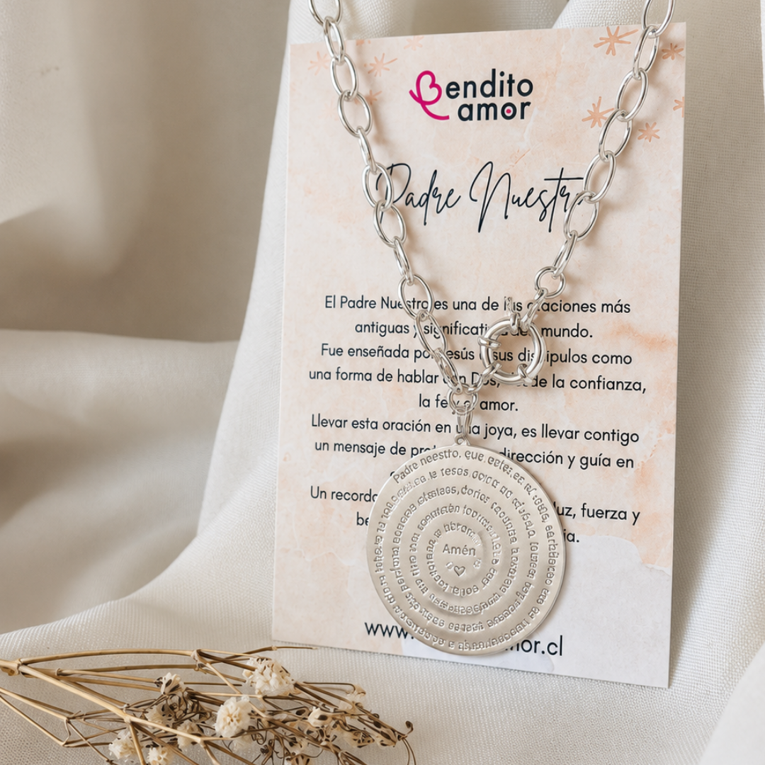 Collar eslabones Padre nuestro