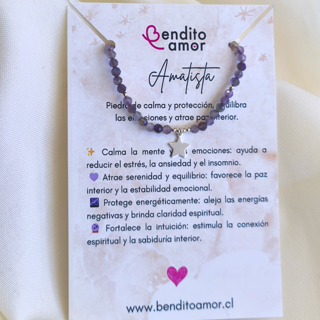 Pulsera protección Amatista