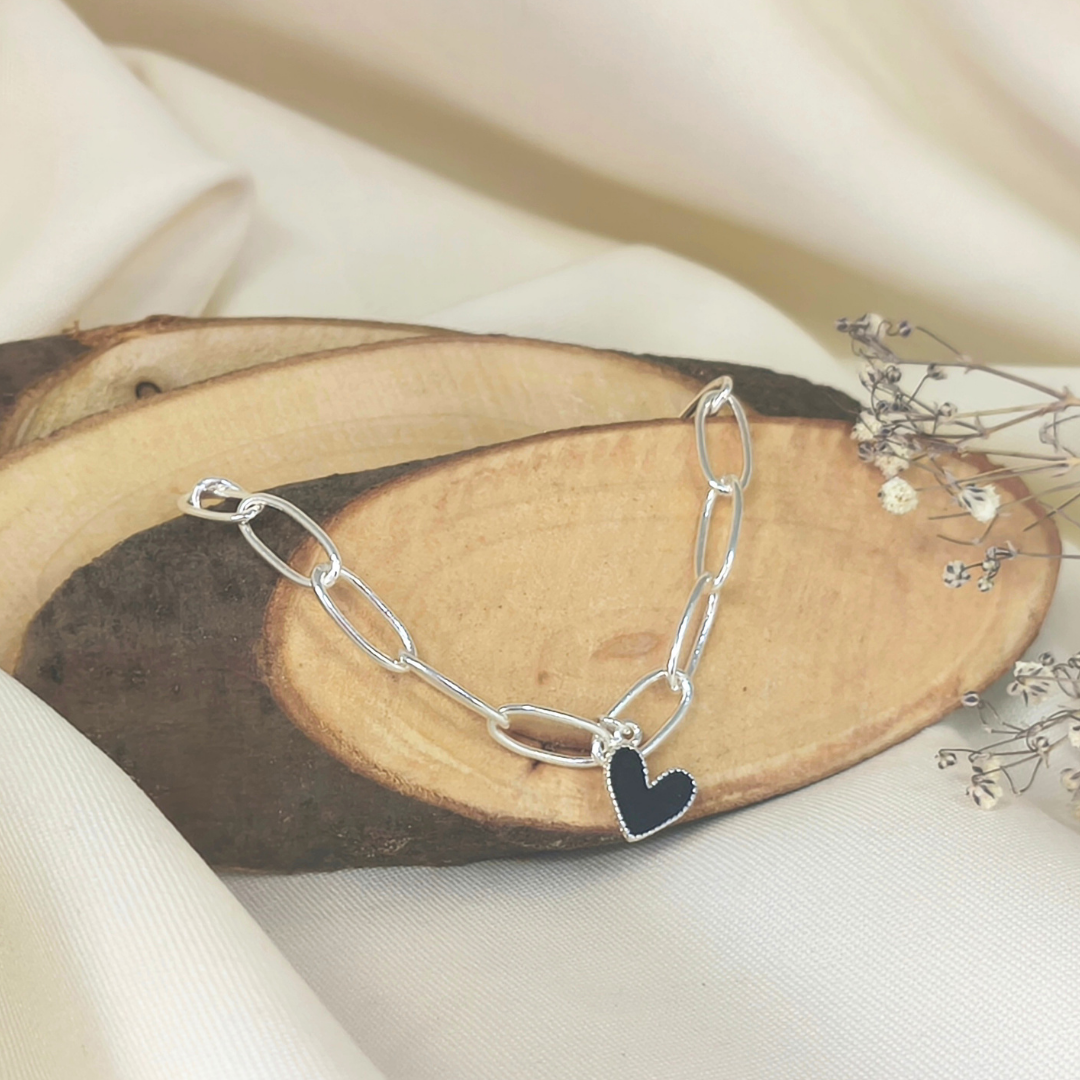 Pulsera Corazón de Plata 925 – Un símbolo de amor que siempre acompaña