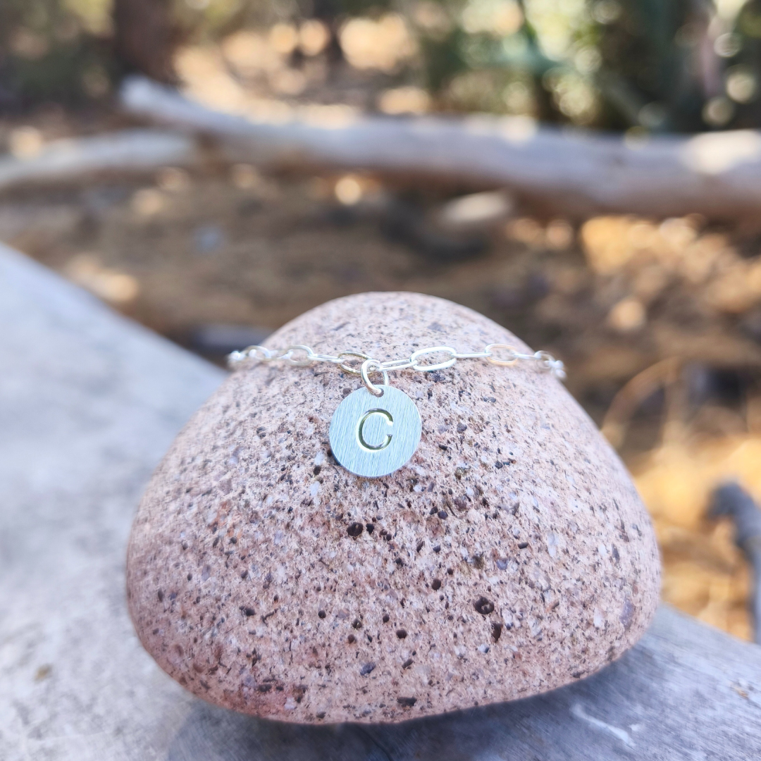 Pulsera plata Bendito amor personalizada