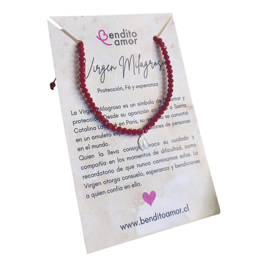 Pulsera protección- Virgen de los Rayos