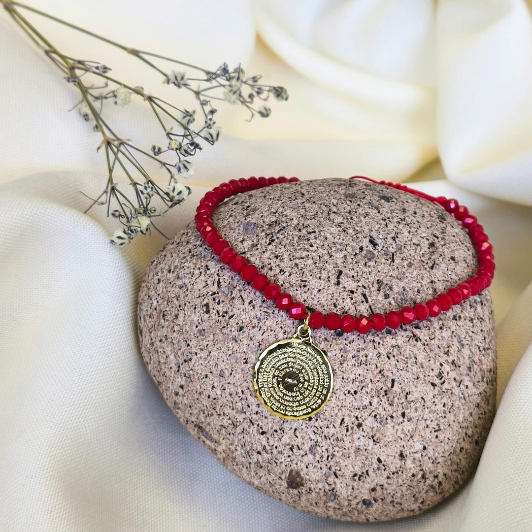 Pulsera protección- Medalla Padre nuestro