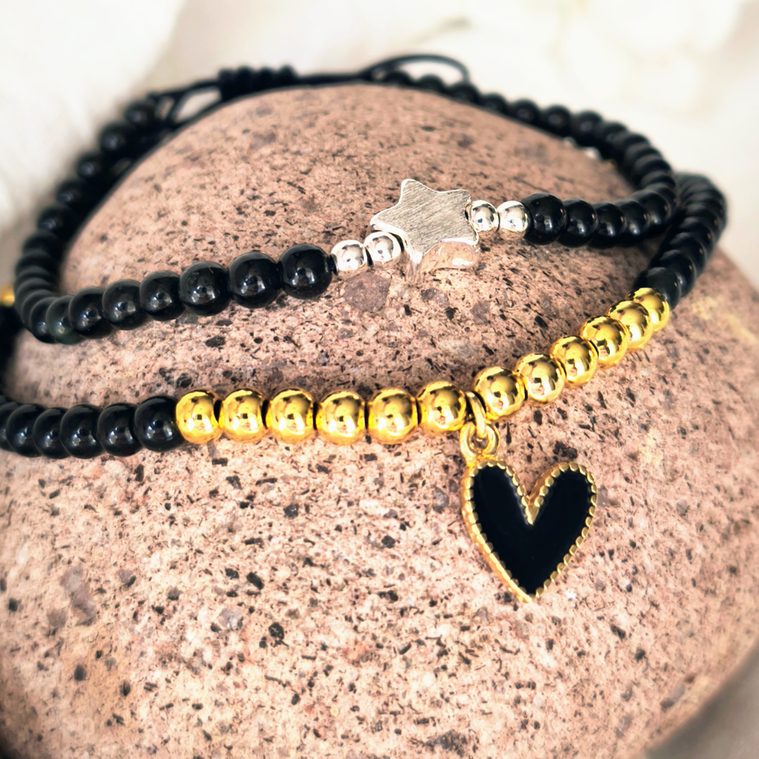 Pulseras protección obsidiana