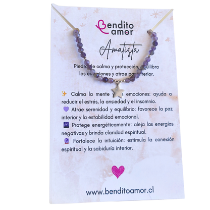 Pulsera protección Amatista