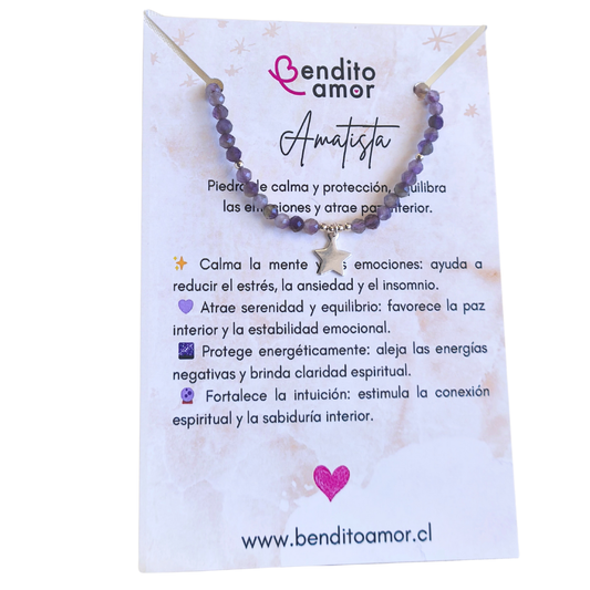 Pulsera protección Amatista