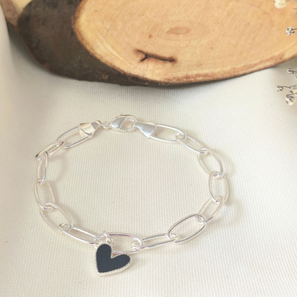 Pulsera Corazón de Plata 925 – Un símbolo de amor que siempre acompaña
