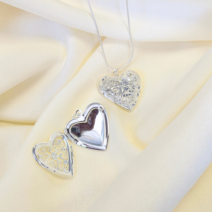 Relicario cofre corazón Bendito amor/ incluye foto