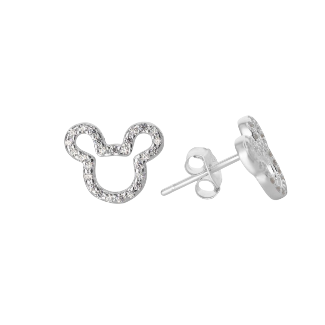 Aros Minnie con Circones Plata 925 ✨