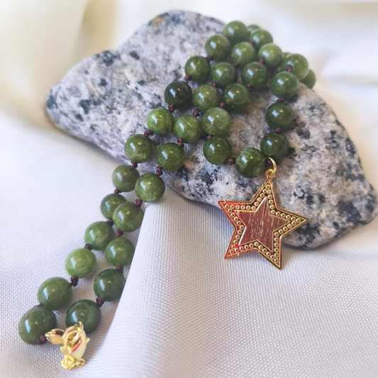 Collar Elqui Jade verde