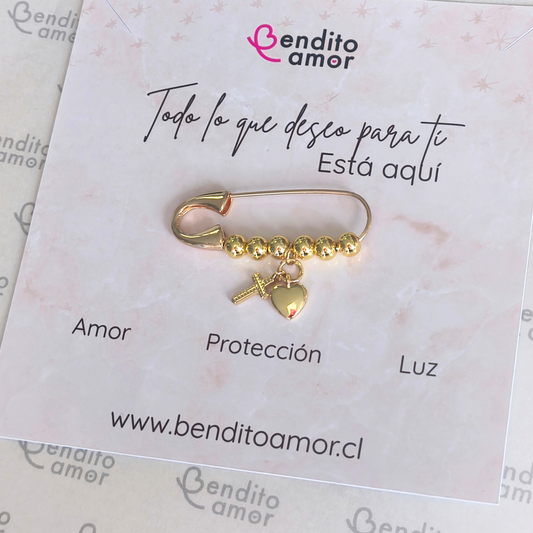Prendedor protección de amor