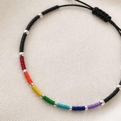 Pulsera Miyuki Arcoíris 7 Chakras – armonía y buena energía en tu muñeca