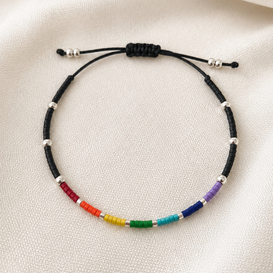 Pulsera Miyuki Arcoíris 7 Chakras – armonía y buena energía en tu muñeca