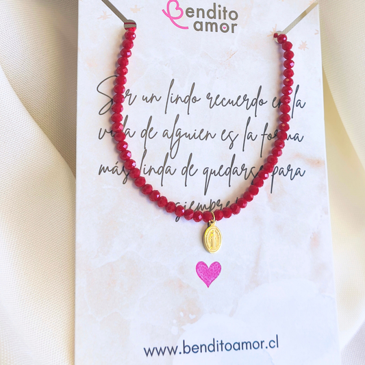 Pulsera protección- Virgen de los Rayos