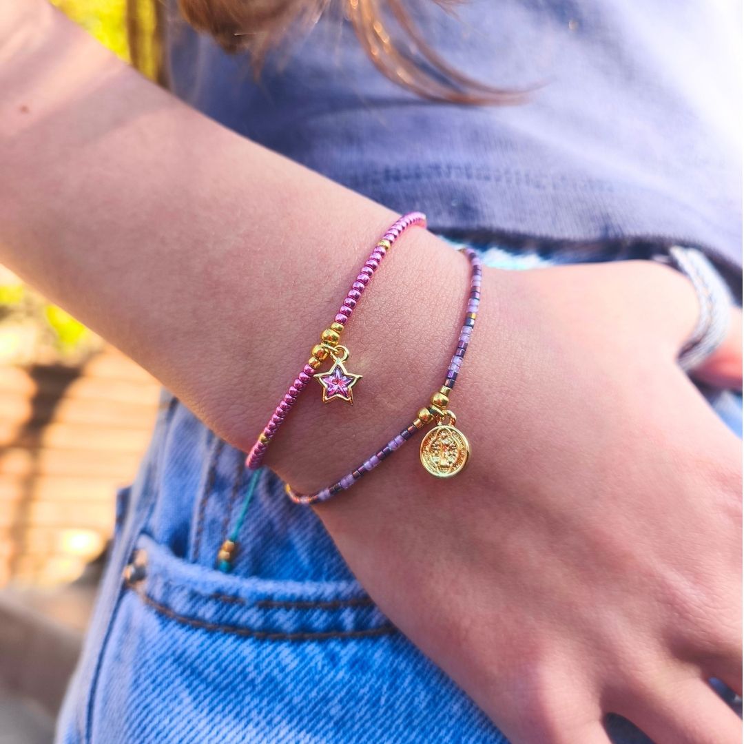 Pulsera de protección infantil con Medalla de San Benito | Protección y Amor para las más Pequeñas
