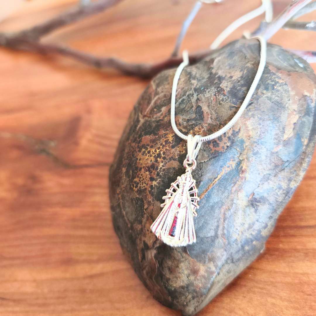 Cadena Virgen del Carmen plata